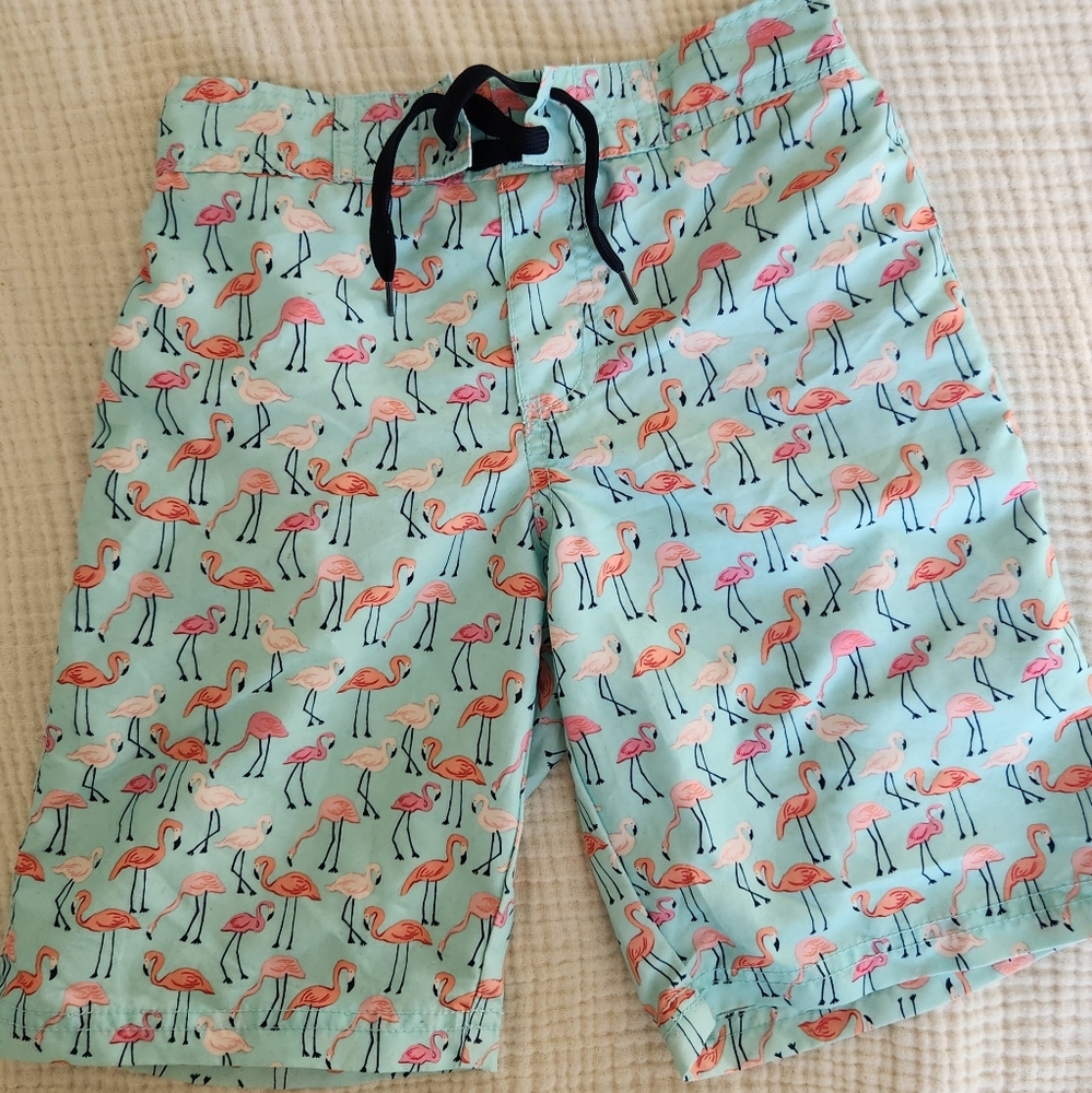 Janie and Jack Boys Swim Shorts Sz 7